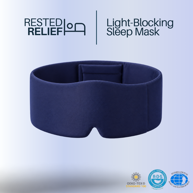 RestedRelief™ Light-Blocking Sleeping Mask